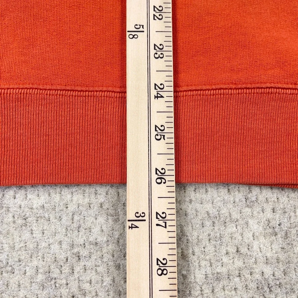 Vintage Y2K Old Navy Youth XL Orange Spellout Sweatshirt‎ Embroidered 2000s Boys